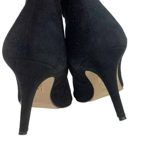 Tamara Mellon ASTRID Ankle Boots Booties LIMITED EDITION Black Suede Stars 9 - Picture 8 of 12